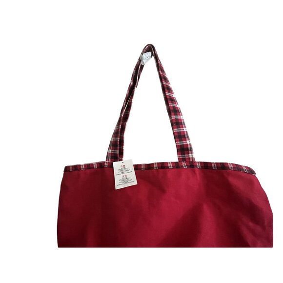 Disney Parks Walt Disney World Christmas Mickey Mouse Merry & Bright Red Tote - Picture 9 of 16